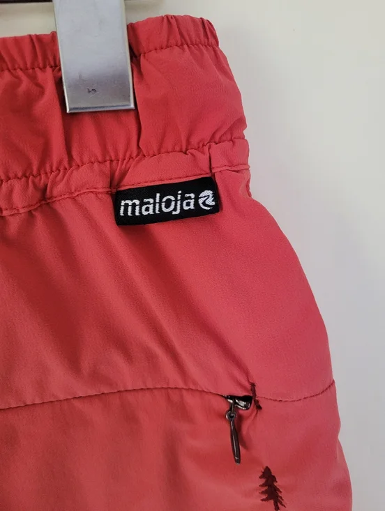 Maloja Women's Coral Pink Drawstring Shorts - Picture 7 of 10